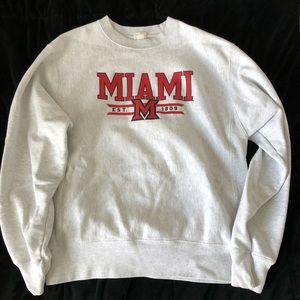 CHAMPION Miami University Crewneck Sweatshirt